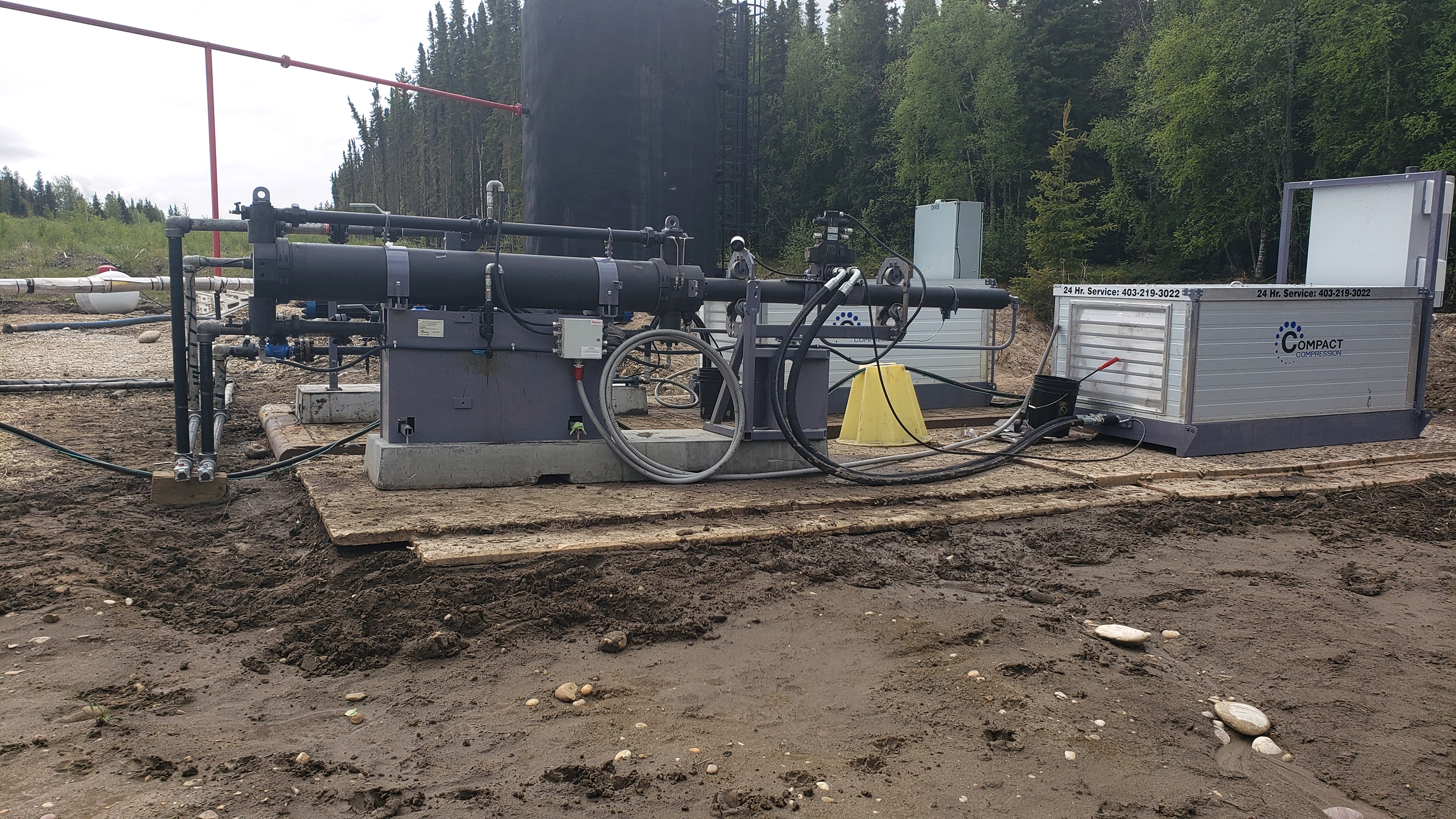 Installation Day - 50hp Multiphase Transfer Pump